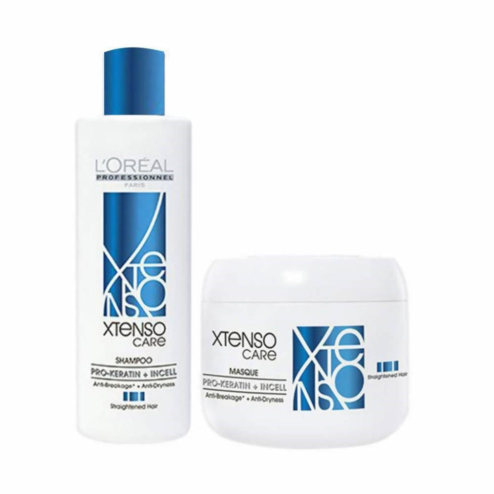 Buy L'Oreal Professional Paris Xtenso Care Shampoo and Masque Online in USA from Chaijava. Fast shipping available.