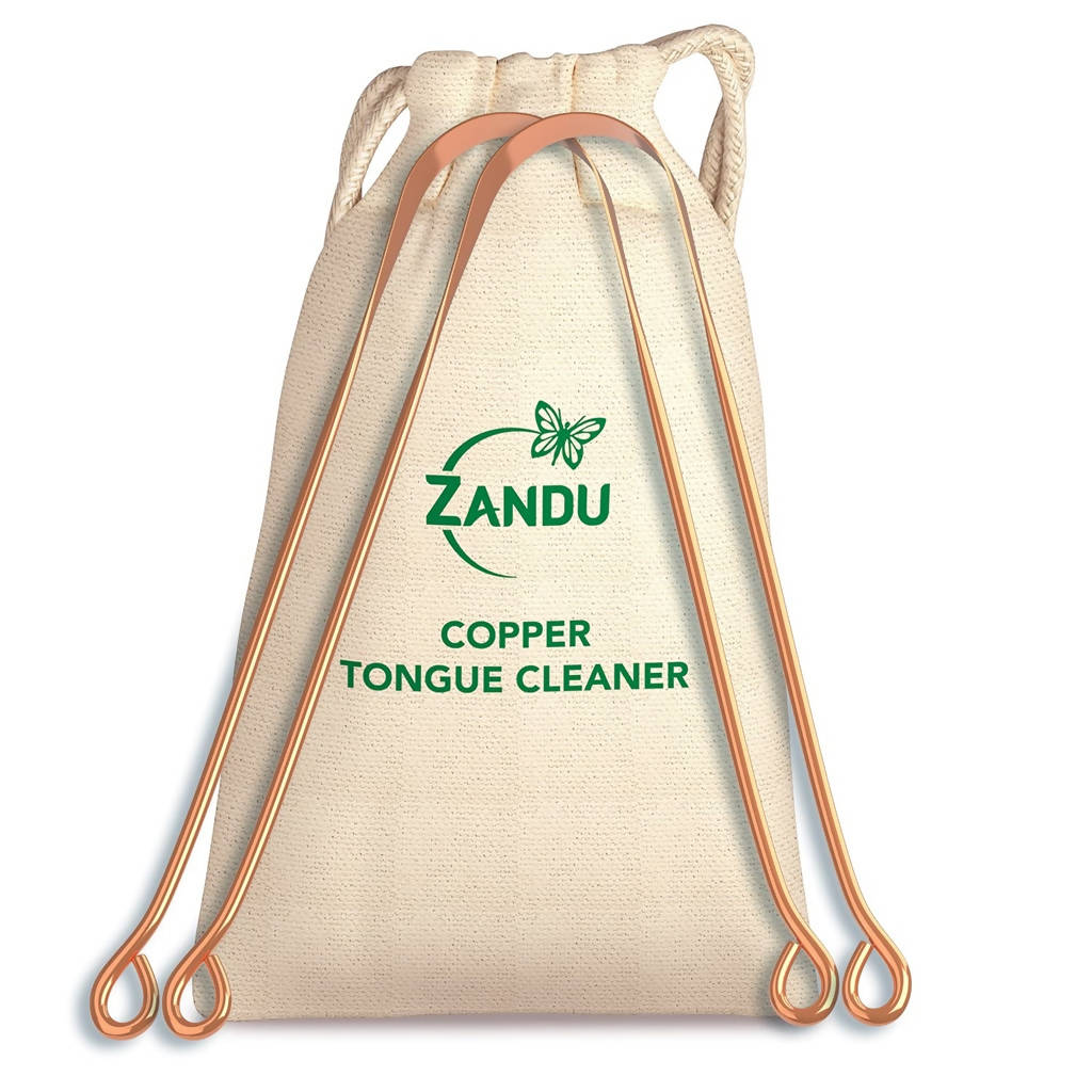 Zandu Copper Tongue Cleaner – Ships to USA