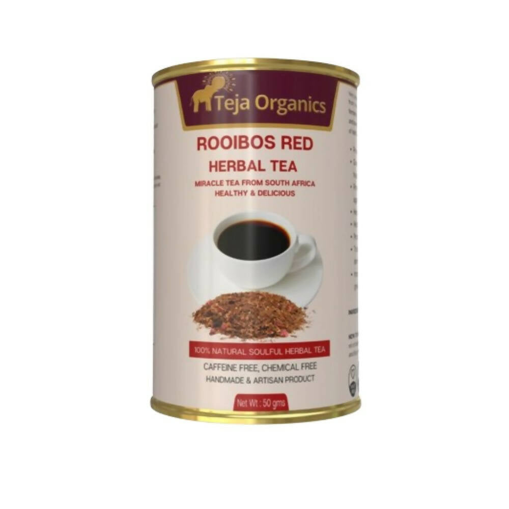 Buy Teja Organics Rooibos Red Herbal Tea Online in USA from Chaijava. Fast shipping available.