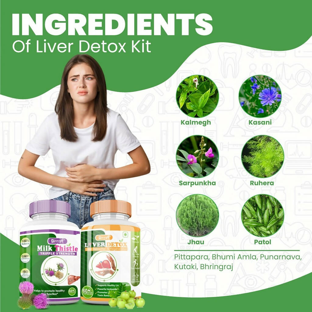 Divya Shree Liver Detox & Milk Thistle unit-dose Combo