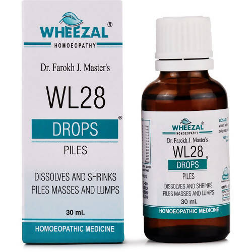 Wheezal natural remedy WL-28 Piles Drops – Ships to USA