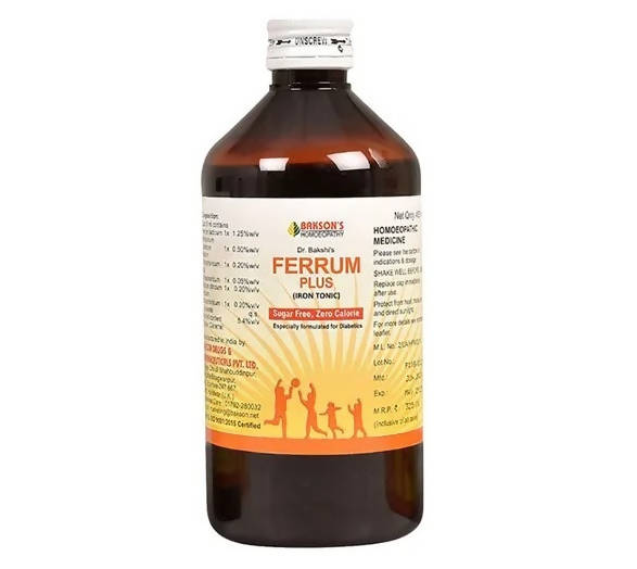 Buy Bakson's natural remedy Ferrum Plus- Sugar Free Online in USA from Chaijava. Fast shipping available.