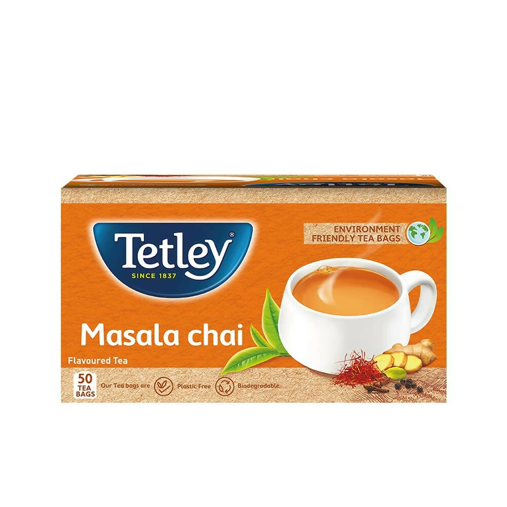 Buy Tetley Masala Chai With Natural Flavour Black Tea Bags Online in USA from Chaijava. Fast shipping available.