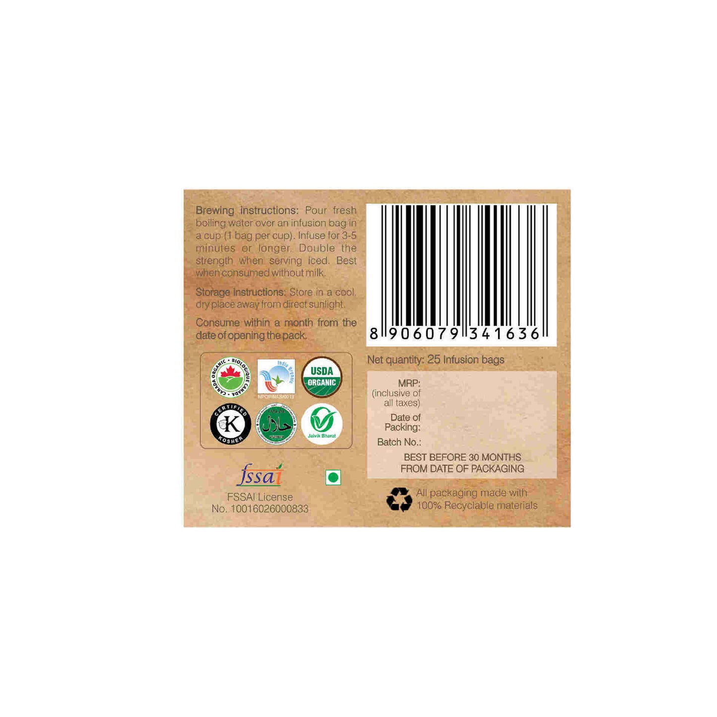 Buy Organic Wellness Gurmaar Gymnema Sylvestre Teabags Online in USA from Chaijava. Fast shipping available.