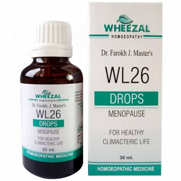 Wheezal natural remedy WL-26 Menopause Drops – Ships to USA