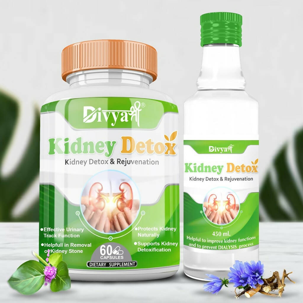 Divya Shree Kidney Detox unit-dose & Syrup Combo
