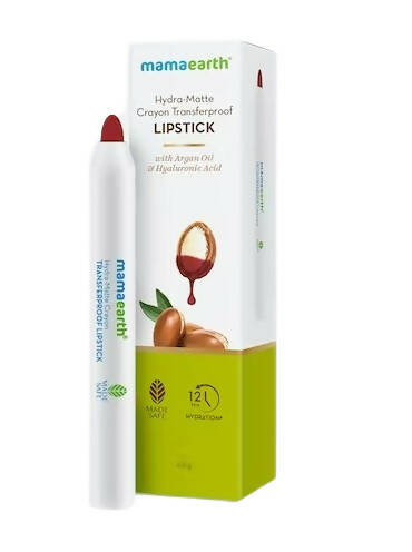 Buy Mamaearth Hydra-Matte Crayon Transferproof Lipstick Raspberry Red Online in USA from Chaijava. Fast shipping available.