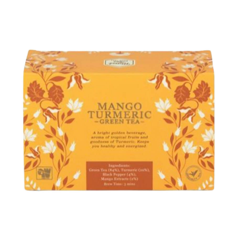 Buy Mittal Teas Mango Turmeric Green Tea - Eco Friendly Bags Online in USA from Chaijava. Fast shipping available.
