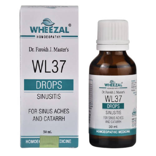 Wheezal natural remedy WL-37 Sinusitis Drops – Ships to USA