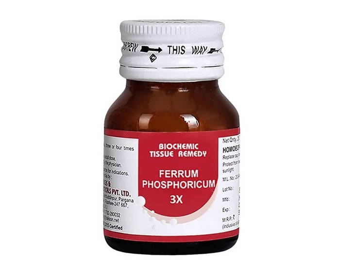 Buy Bakson's natural remedy Ferrum Phosphoricum Biochemic formulas s Online in USA from Chaijava. Fast shipping available.