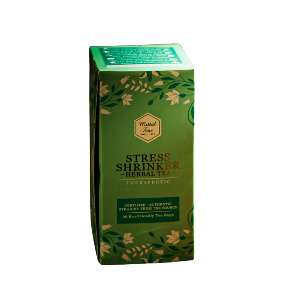 Buy Mittal Teas Stress Shrinker Herbal Tea - Eco-Friendly Bags Online in USA from Chaijava. Fast shipping available.