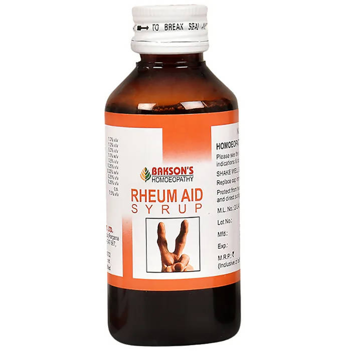 Bakson's natural remedy Rheum Aid Syrup