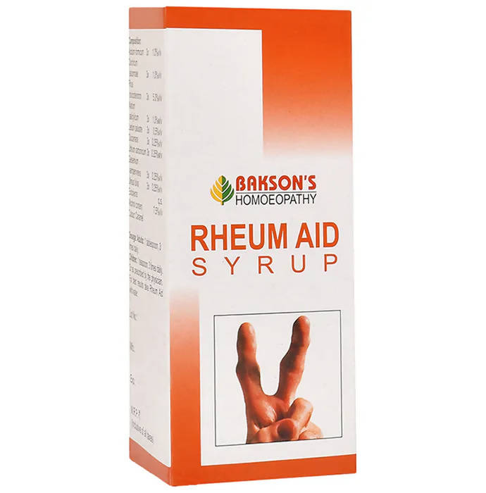 Buy Bakson's natural remedy Rheum Aid Syrup Online in USA from Chaijava. Fast shipping available.