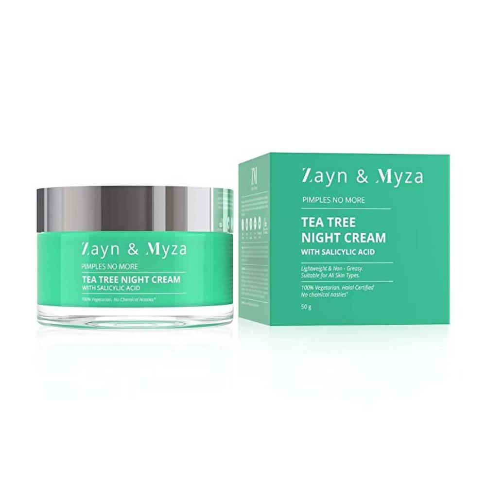 Buy Zayn & Myza Tea Tree Night Cream Online in USA from Chaijava. Fast shipping available.