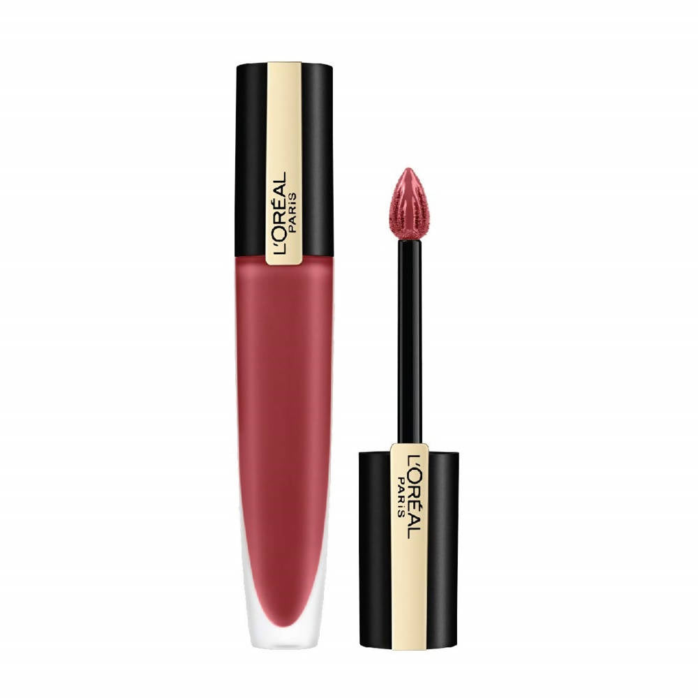 Buy L'Oreal Paris Rouge Signature Matte Liquid Lipstick - 129 Lead Online in USA from Chaijava. Fast shipping available.