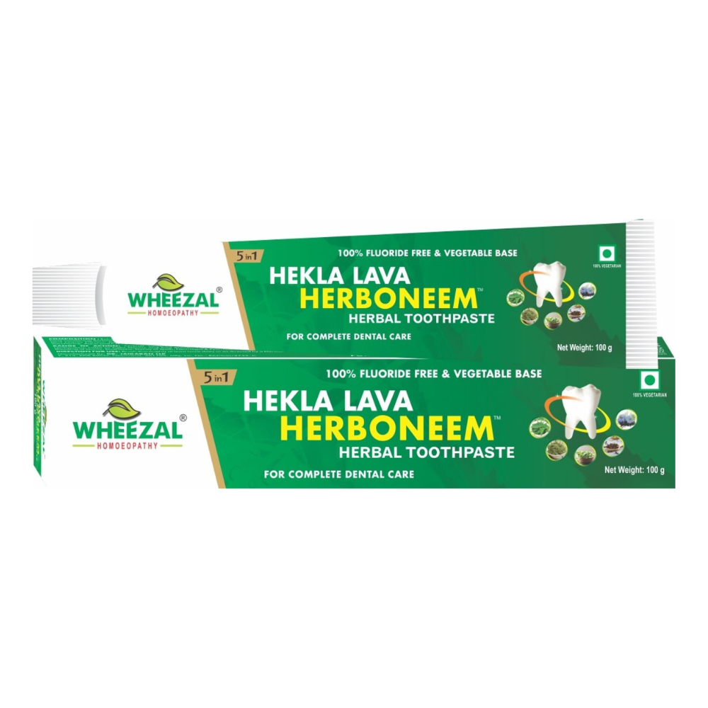Wheezal Hekla Lava Herboneem Herbal Toothpaste – Ships to USA