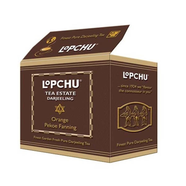 Buy Lopchu Tea Estate Darjeeling Orange Pekoe Fanning Finest Garden Fresh Pure Garden Tea Online in USA from Chaijava. Fast shipping available.