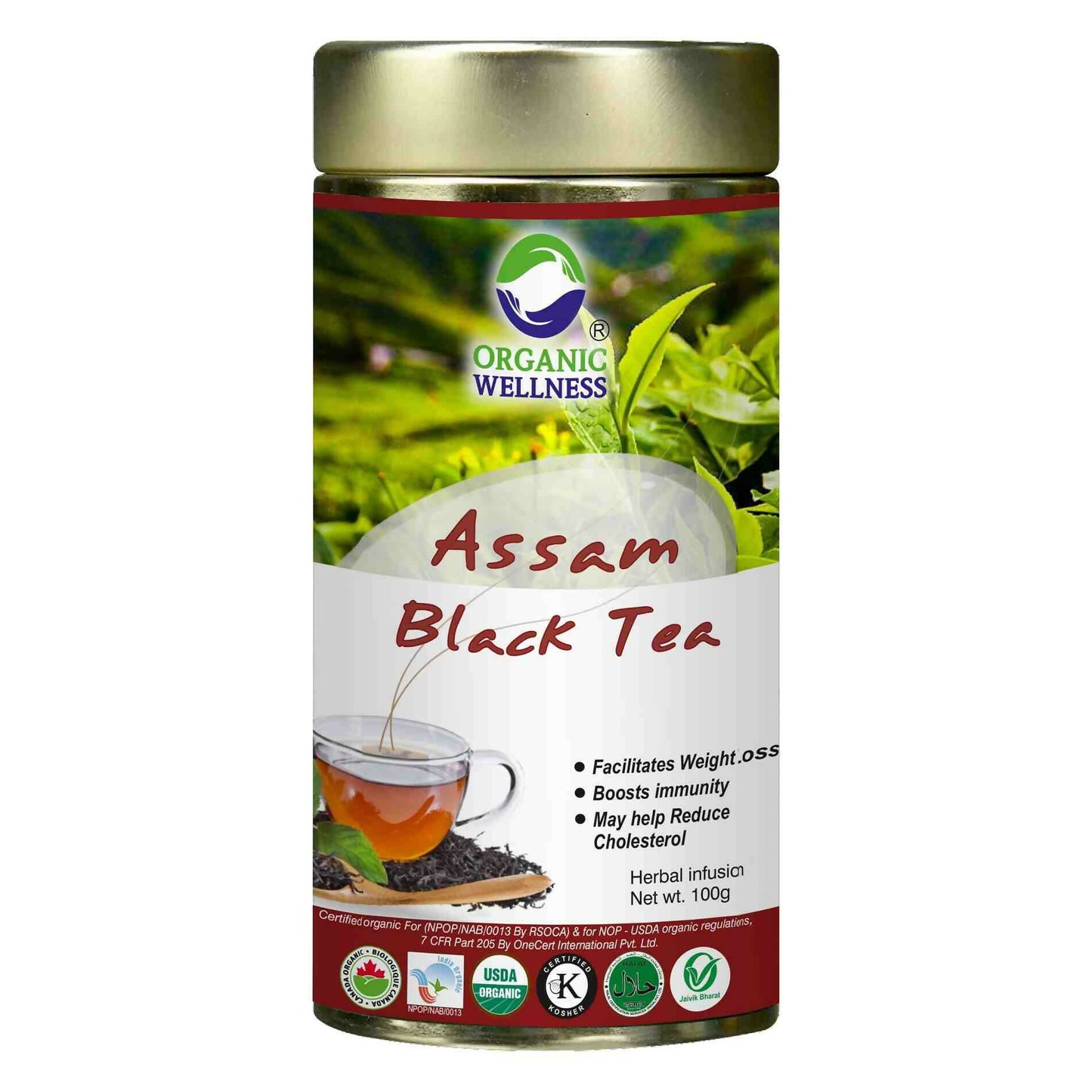 Buy Organic Wellness Assam Black Tea Online in USA from Chaijava. Fast shipping available.