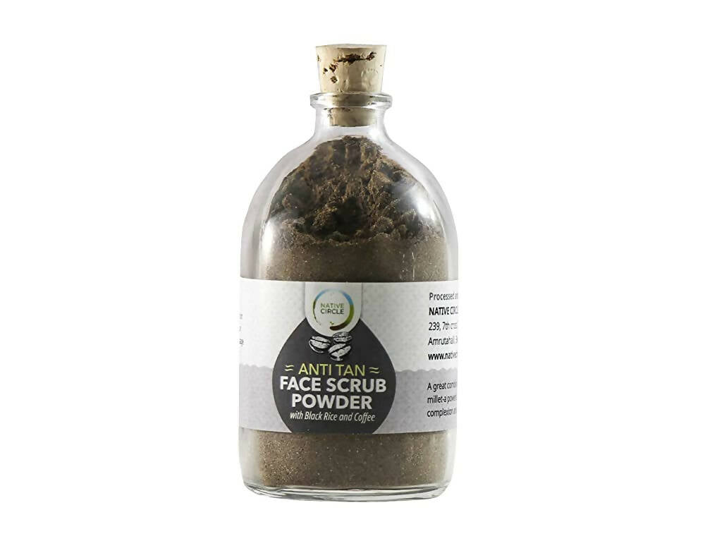 Buy Native Circle Coffee Face Scrub Powder Online in USA from Chaijava. Fast shipping available.