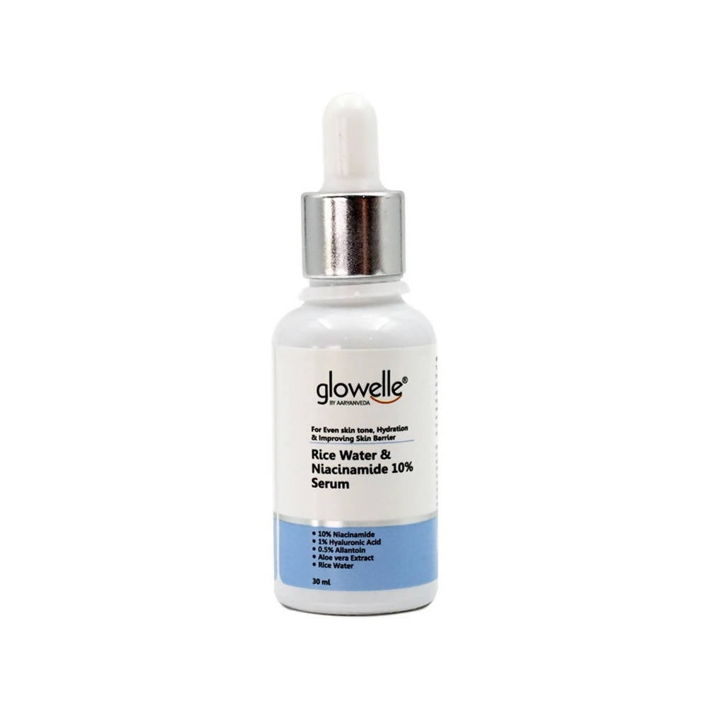 Buy Aaryanveda Glowelle Rice Water & Niacinamide 10% Serum Online in USA from Chaijava. Fast shipping available.