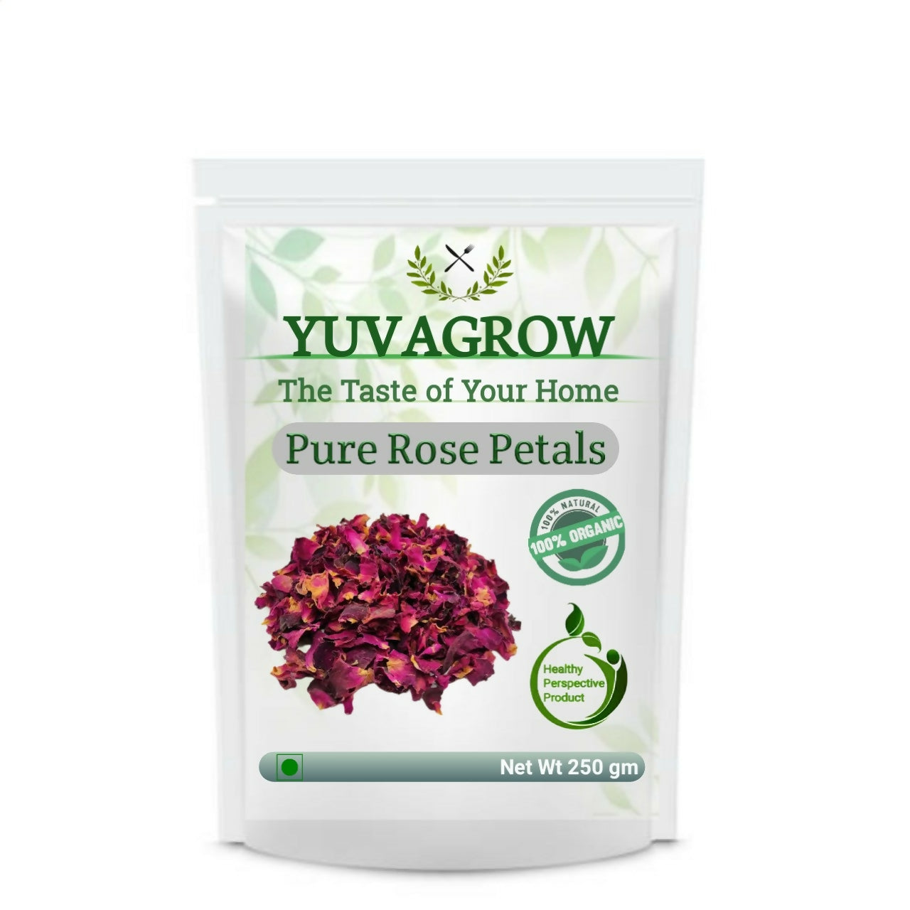 Buy Yuvagrow Pure Rose Petals Online in USA from Chaijava. Fast shipping available.