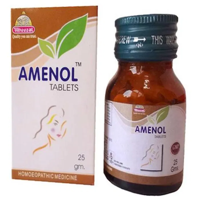 Wheezal natural remedy Amenol Tablets – Ships to USA