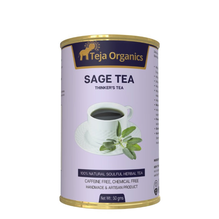 Buy Teja Organics Sage Tea Online in USA from Chaijava. Fast shipping available.