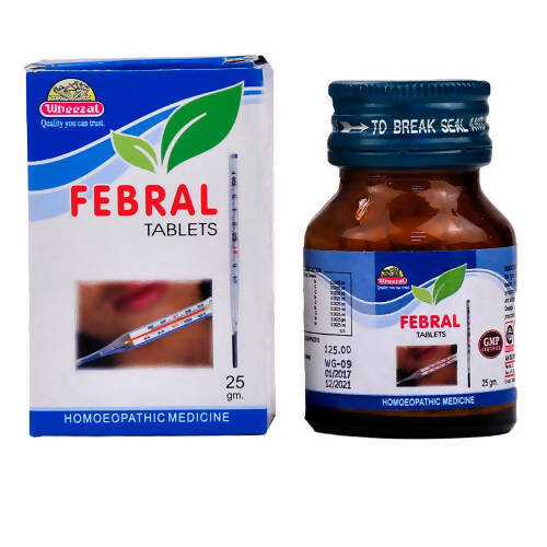 Wheezal natural remedy Febral Tablets – Ships to USA