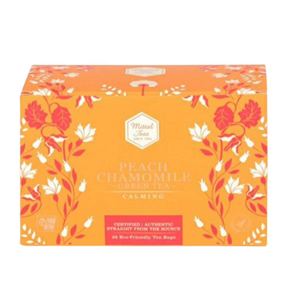 Buy Mittal Teas Peach Chamomile Green Tea - Eco Friendly Bags Online in USA from Chaijava. Fast shipping available.