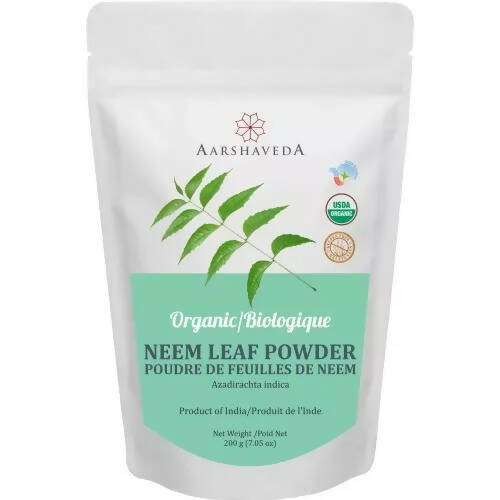 Buy Aarshaveda Organic Neem Leaf Powder Online in USA from Chaijava. Fast shipping available.