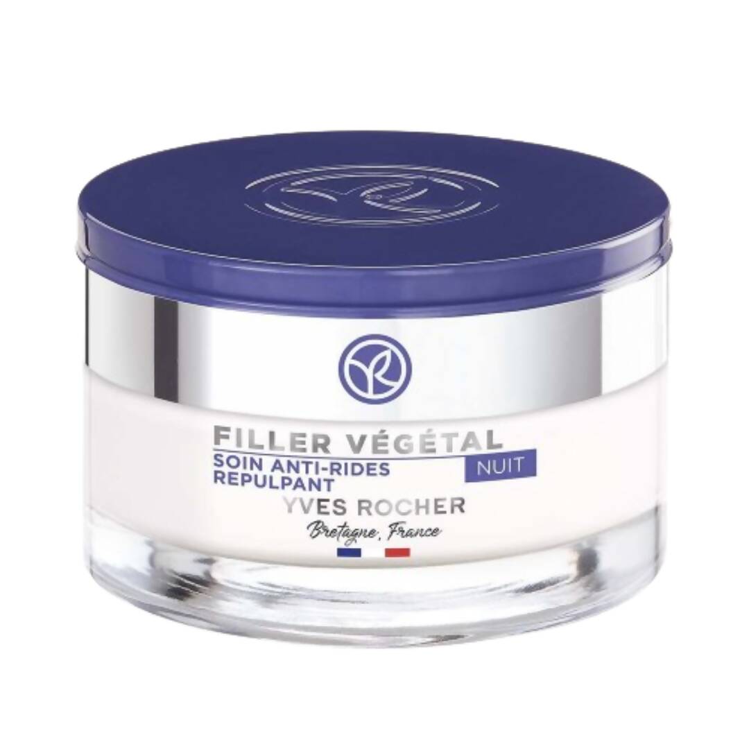 Yves Rocher Filler Vegetal Anti-Wrinkle Plumping Night Care Cream – Ships to USA