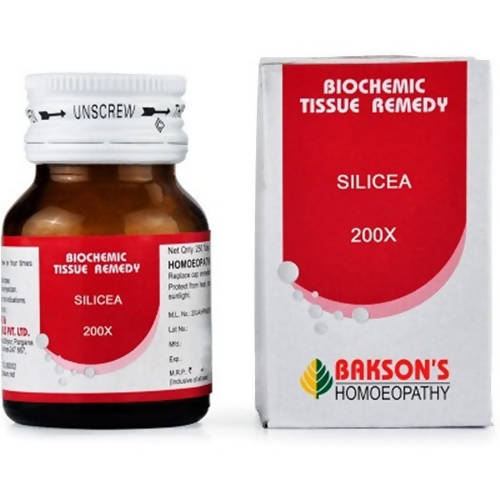 Bakson's natural remedy Silicea Biochemic formulas s