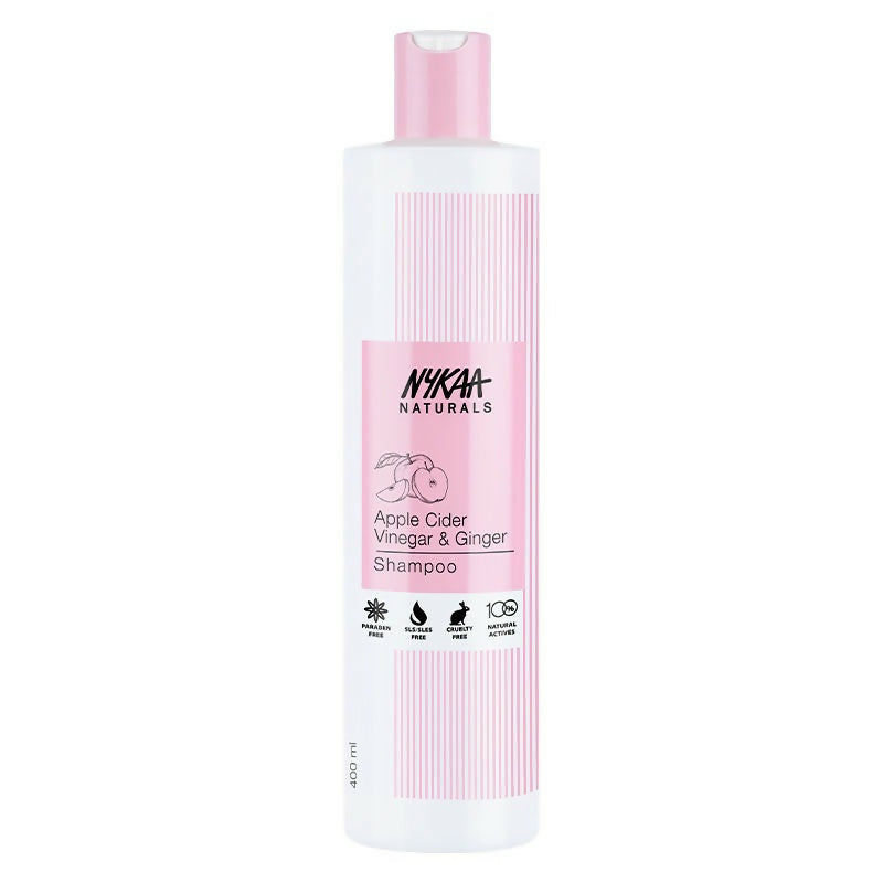 Nykaa Naturals Anti-Dandruff Free Shampoo with Apple Cider Vinegar, Ginger & Tea Tree Oil