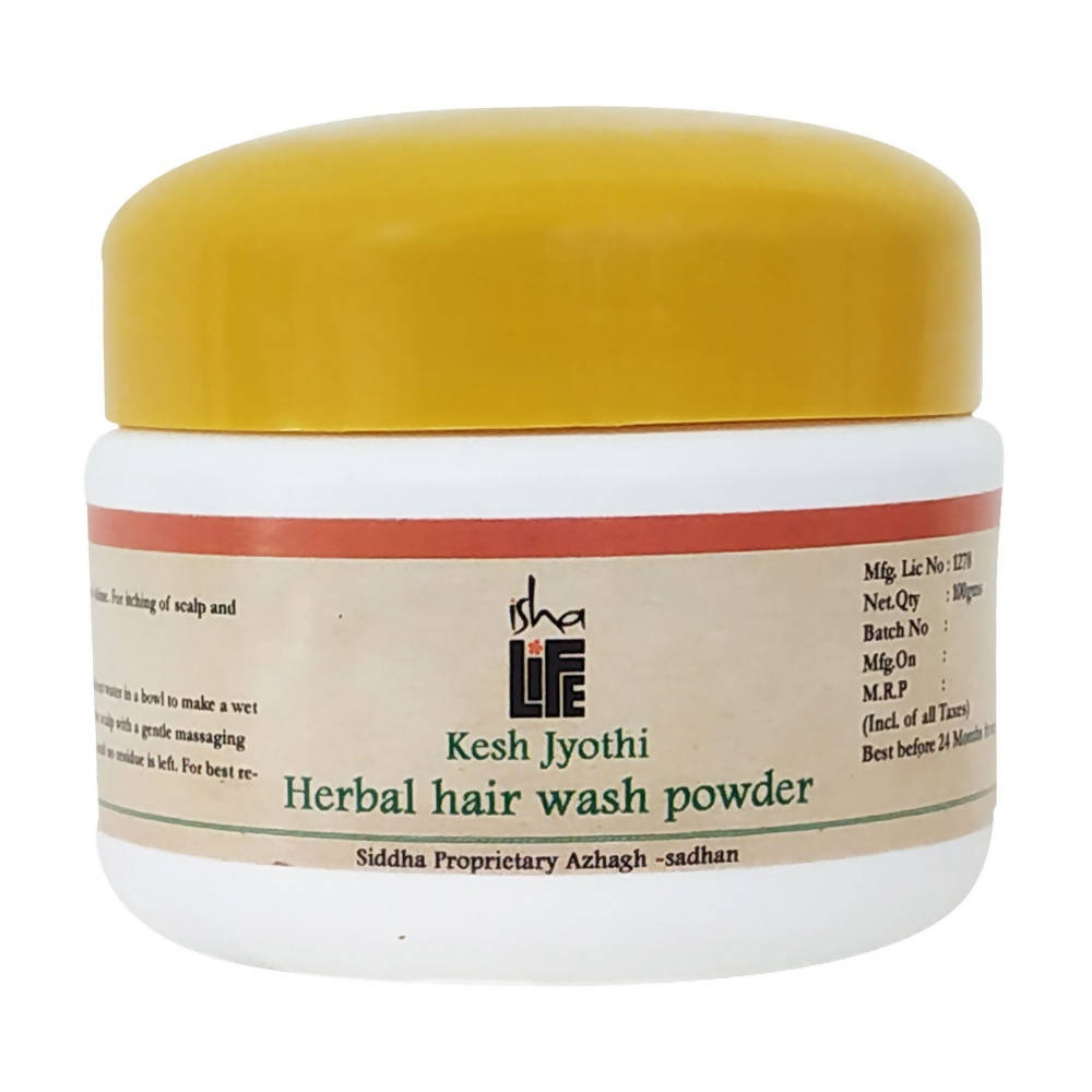 Buy Isha Life Kesh Jyoti Herbal Hair Wash Powder Online in USA from Chaijava. Fast shipping available.