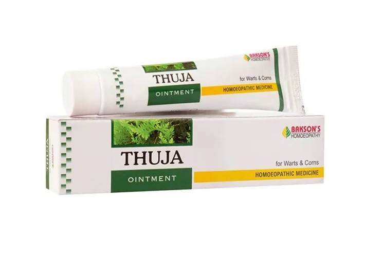 Buy Bakson's natural remedy Thuja Ointment Online in USA from Chaijava. Fast shipping available.