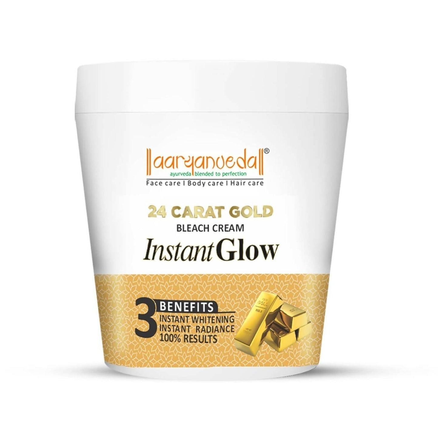 Buy Aaryanveda 24 Carat Gold Bleach Cream Online in USA from Chaijava. Fast shipping available.