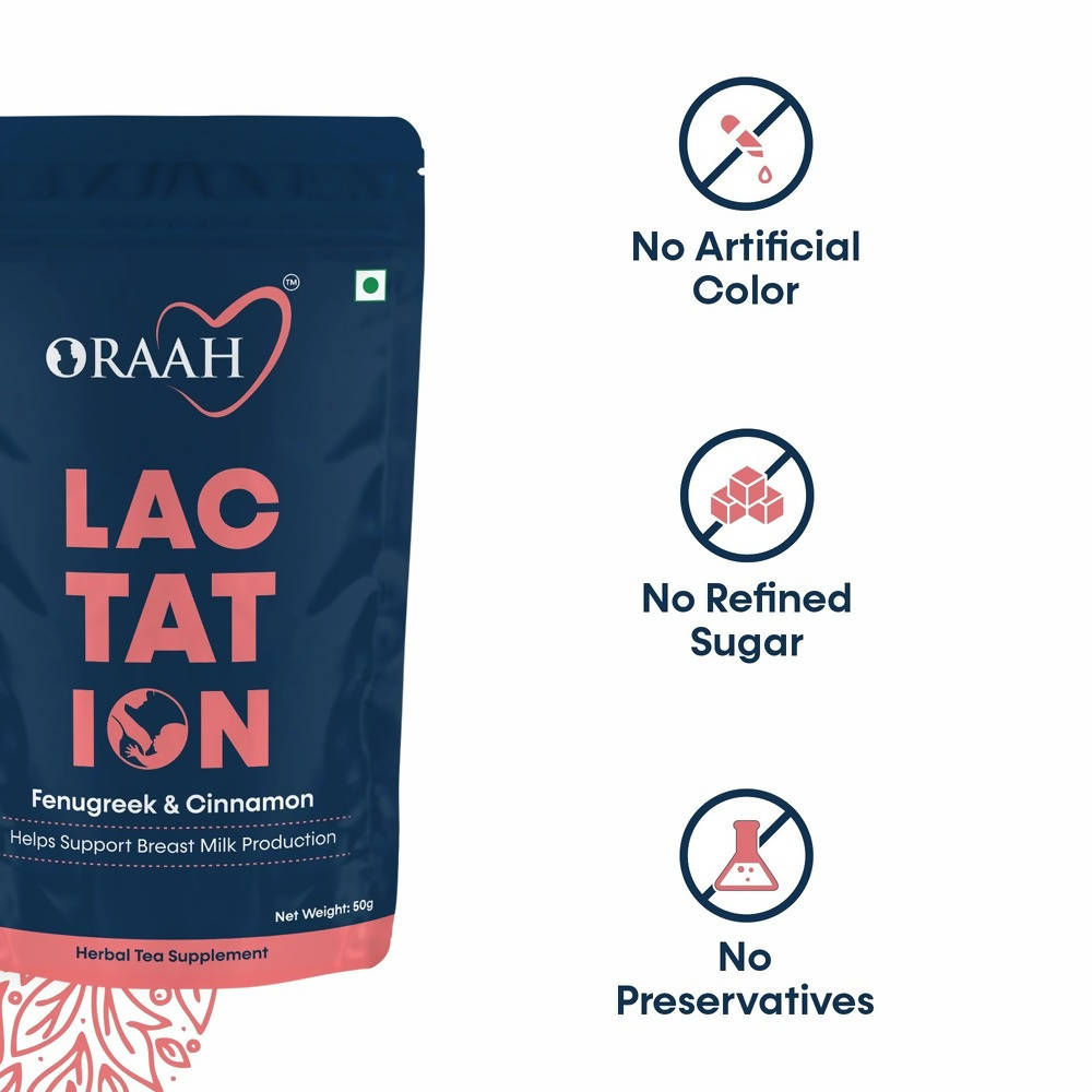 Buy Oraah Lactation Herbal Tea Online in USA from Chaijava. Fast shipping available.