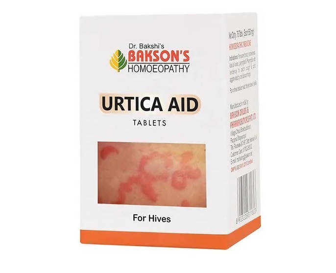 Bakson's natural remedy Urtica Aid formulas s