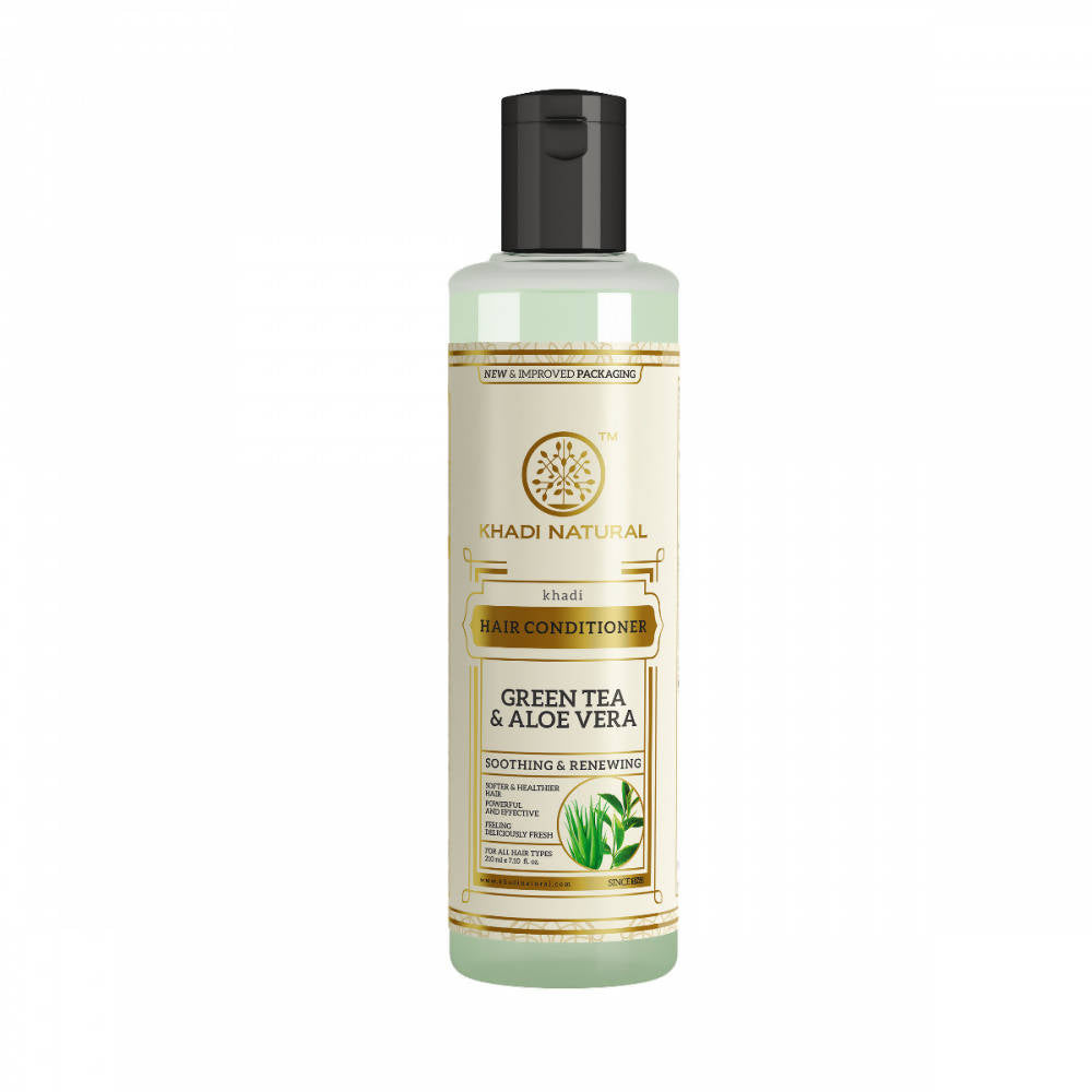 Buy Khadi Natural Green Tea & Aloe Vera Herbal Hair Conditioner Online in USA from Chaijava. Fast shipping available.
