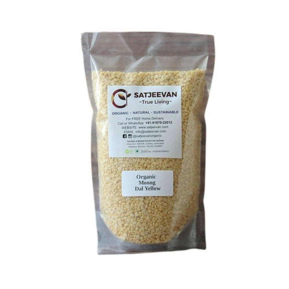Buy Satjeevan Organic Moong Dal Yellow Online in USA from Chaijava. Fast shipping available.