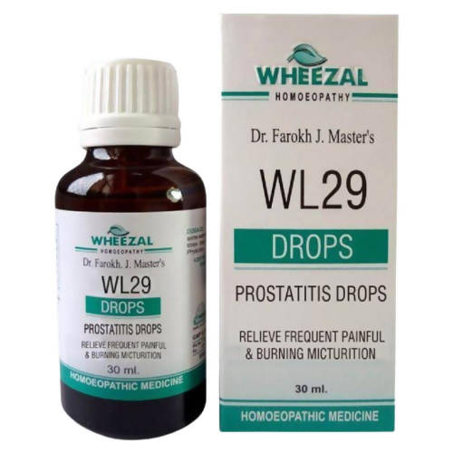 Wheezal natural remedy WL-29 Prostatitis Drops – Ships to USA