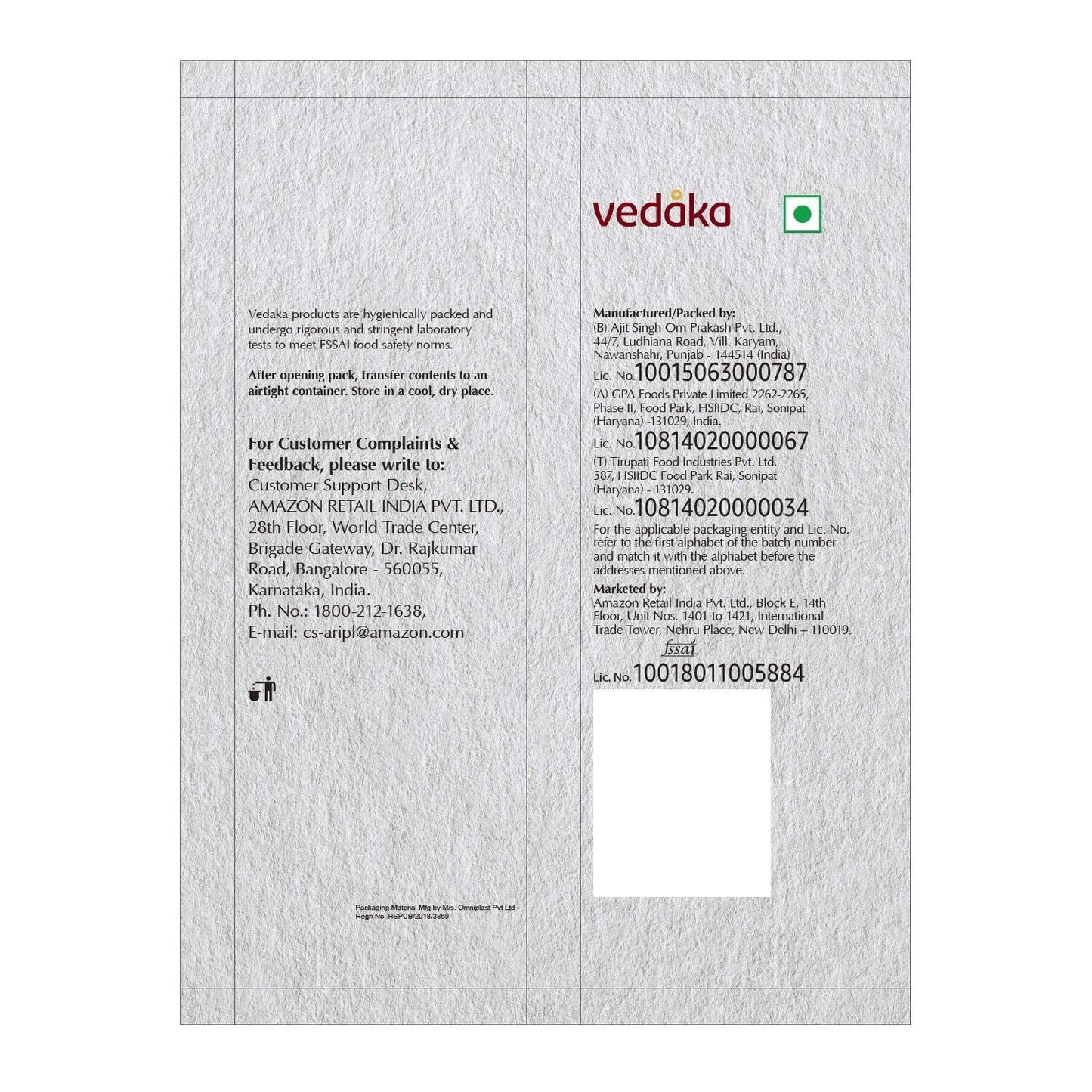 Vedaka Roasted Chana – Ships to USA