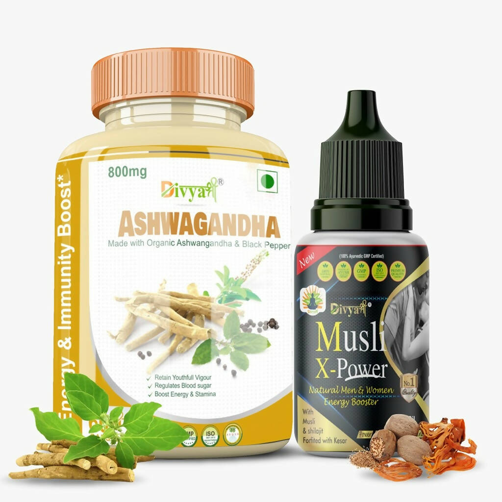 Buy Divya Shree Porush Yovan unit-dose and Oil Combo Online in USA from Chaijava. Fast shipping available.