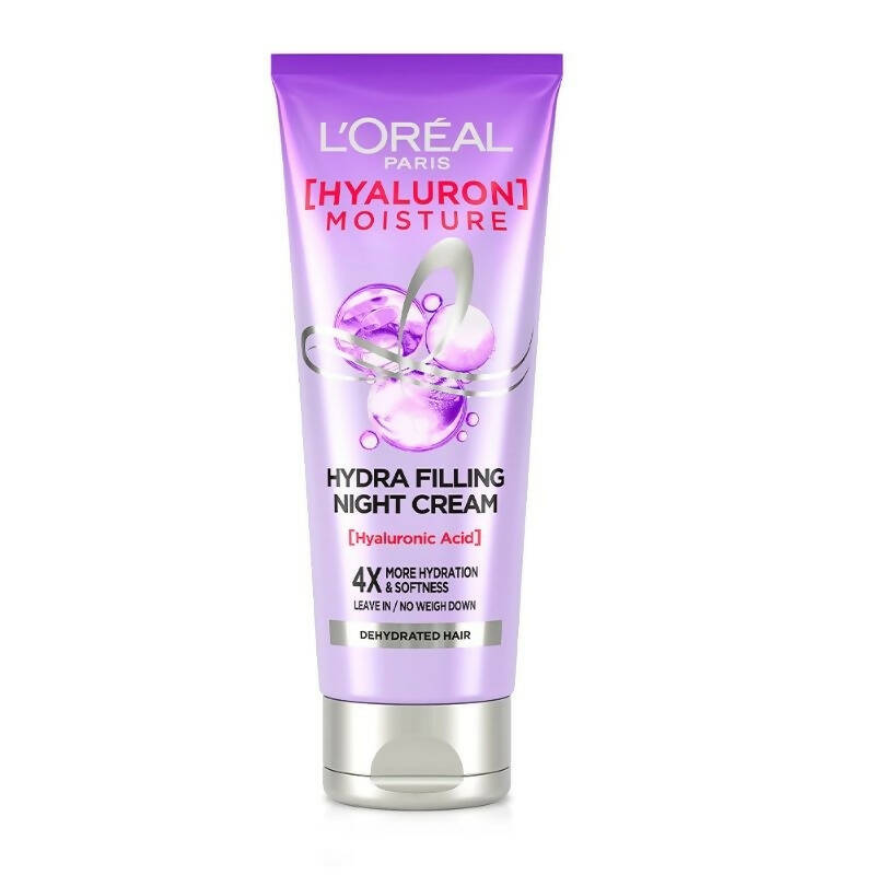 Buy L'Oreal Paris Hyaluron Moisture Hydra Filling Night Cream Hair Online in USA from Chaijava. Fast shipping available.