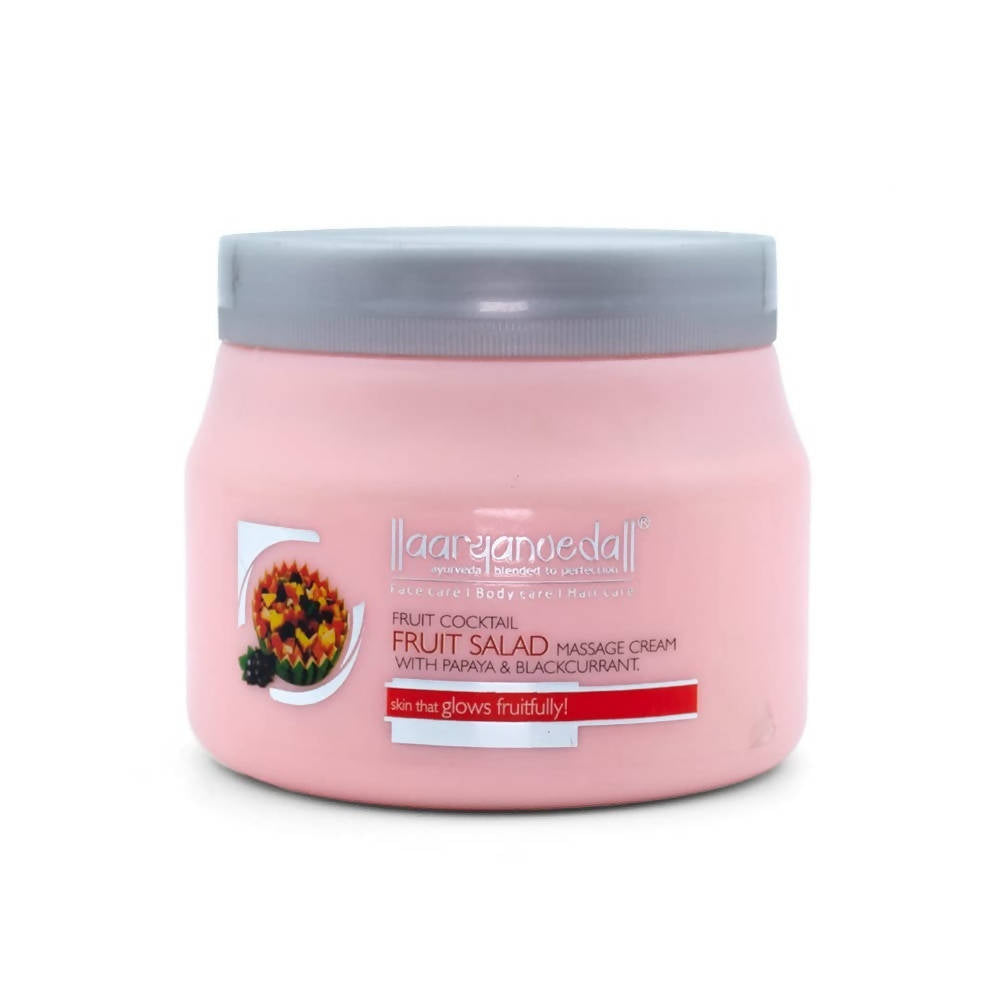 Buy Aaryanveda Fruit Salad Massag Cream With Papaya & Blackcurrant Online in USA from Chaijava. Fast shipping available.