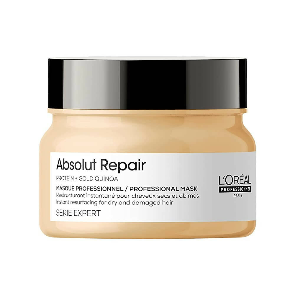 Buy L'Oreal Paris Absolut Repair Hair Mask With Protein & Gold Quinoa Online in USA from Chaijava. Fast shipping available.