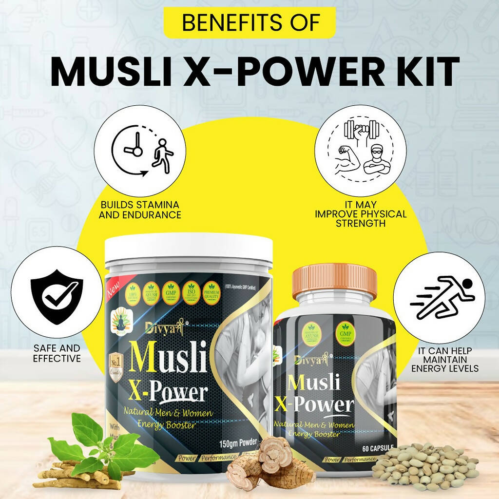 Divya Shree Musli X-Power unit-dose , Powder Combo