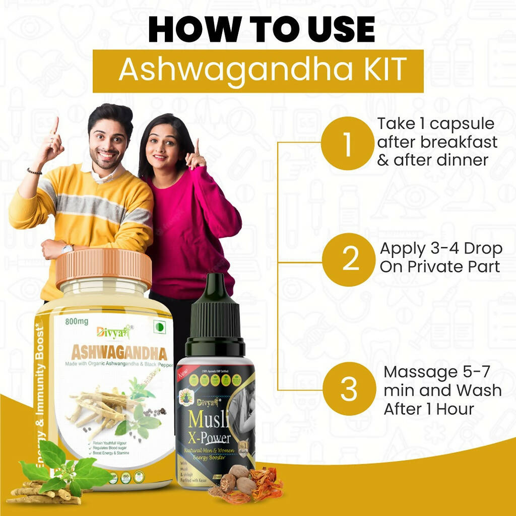 Divya Shree Porush Yovan unit-dose and Oil Combo
