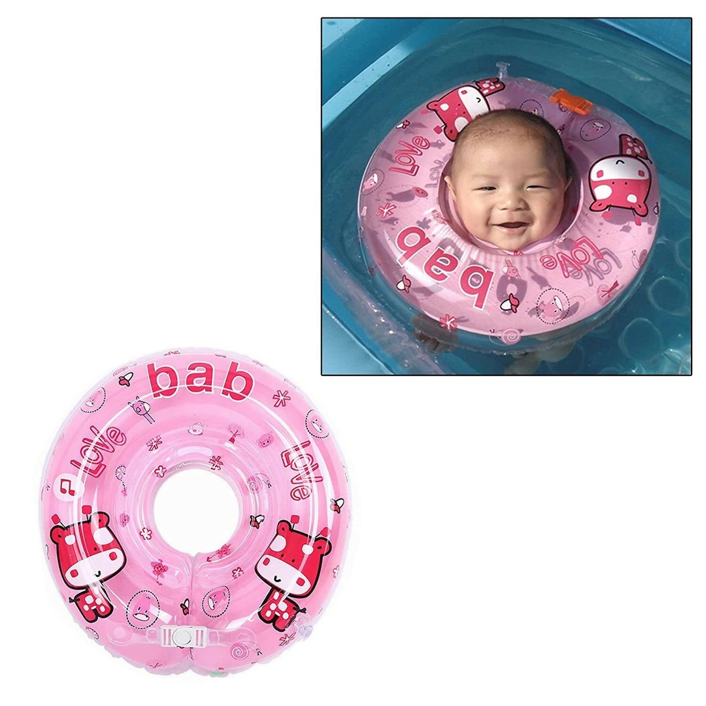 Safe-O-Kid Inflatable Swimming Floating Tube for kidsPink, Australia, Canada 