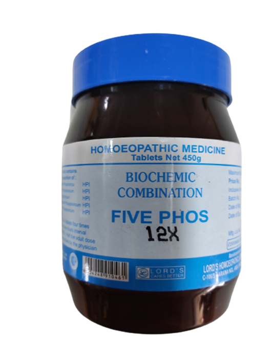 Lord's Homeopathy Five Phos Biocombination Tablets TrueCure